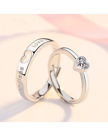 Endless Love Heart Promise Rings | S136